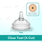 Boo & Bub Silicone Teat and Flexible 3660 Degree Straw BPA FREE Anti Colic Safe Silicone - Boo & Bub