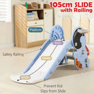 Boo & Bub Children Playground Foldable gelongsor kanak kanak slide for kids playground kid  1-6years old Easy Installati - Boo & Bub