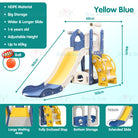 Boo & Bub Children Playground Foldable gelongsor kanak kanak slide for kids playground kid  1-6years old Easy Installati - Boo & Bub