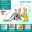 Boo & Bub Children Playground Foldable gelongsor kanak kanak slide for kids playground kid  1-6years old Easy Installati - Boo & Bub