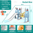 Boo & Bub Children Playground Foldable gelongsor kanak kanak slide for kids playground kid  1-6years old Easy Installati - Boo & Bub