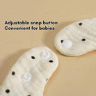 Boo&Bub 6 layers Baby Bib  Cotton Bib Baby Saliva Towel Newborn Baby Saliva Bib Soft Washable drooling Bib 新生儿围兜 柔软可洗 吸水 - Boo & Bub