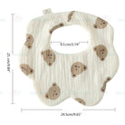 Boo&Bub 6 layers Baby Bib  Cotton Bib Baby Saliva Towel Newborn Baby Saliva Bib Soft Washable drooling Bib 新生儿围兜 柔软可洗 吸水 - Boo & Bub
