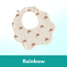 Boo&Bub 6 layers Baby Bib  Cotton Bib Baby Saliva Towel Newborn Baby Saliva Bib Soft Washable drooling Bib 新生儿围兜 柔软可洗 吸水 - Boo & Bub