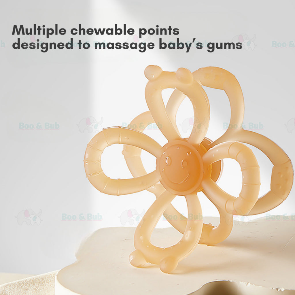 Boo & Bub Baby Soft Teether Silicone Teether BPA-Free Teething Toy Chewing Mainan Gigitan Bayi Teether Bayi Lembut  婴儿柔软 - Boo & Bub