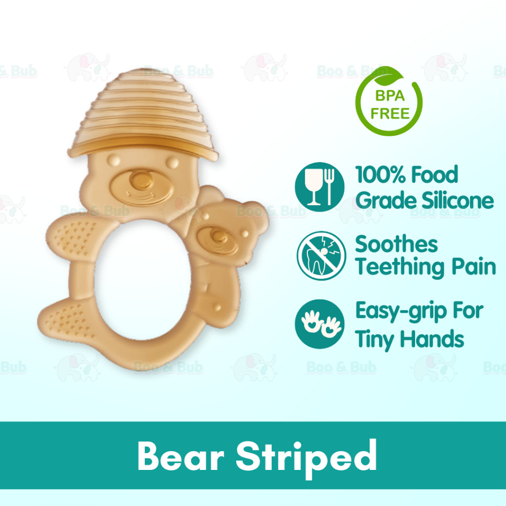 Boo & Bub Baby Soft Teether Silicone Teether BPA-Free Teething Toy Chewing Mainan Gigitan Bayi Teether Bayi Lembut  婴儿柔软 - Boo & Bub