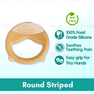 Boo & Bub Baby Soft Teether Silicone Teether BPA-Free Teething Toy Chewing Mainan Gigitan Bayi Teether Bayi Lembut  婴儿柔软 - Boo & Bub