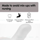 Boo and Bub Newborn Baby Soothie Pacifier Puting Baby Soft Silicone Nipple Flat/Round Head Puting - Boo & Bub