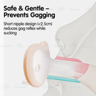 Boo and Bub Newborn Baby Soothie Pacifier Puting Baby Soft Silicone Nipple Flat/Round Head Puting - Boo & Bub