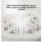 Boo and Bub Newborn Baby Soothie Pacifier Puting Baby Soft Silicone Nipple Flat/Round Head Puting - Boo & Bub