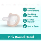 Boo and Bub Newborn Baby Soothie Pacifier Puting Baby Soft Silicone Nipple Flat/Round Head Puting - Boo & Bub