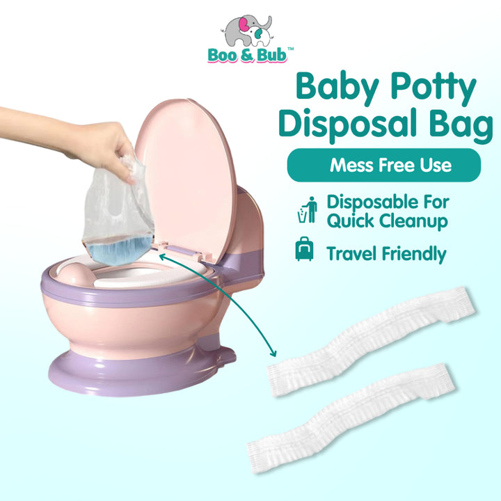 Boo&Bub Baby Potty Disposal Bag Refill Diaper Trash Bag Beg Sampah Lampin 婴儿尿布垃圾袋