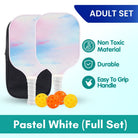 Boo & Bub Kids Pickleball Paddle Glass Fiber Racket for Kids Kid Beginners & Pros - Boo & Bub