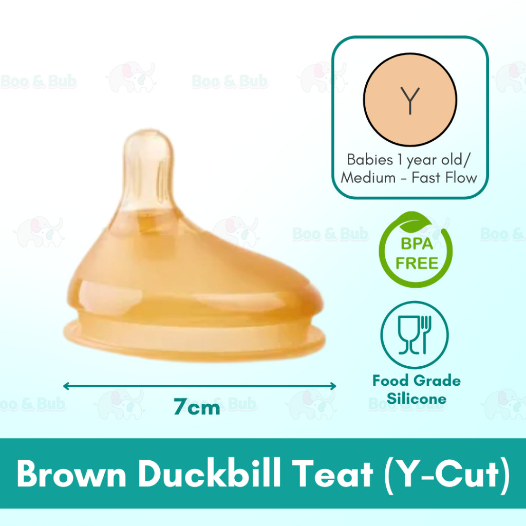Boo&Bub Silicone Baby Bottle Wide-neck Anti-flatulence Bayi Botol Susu with straw BPA FREE - Boo & Bub
