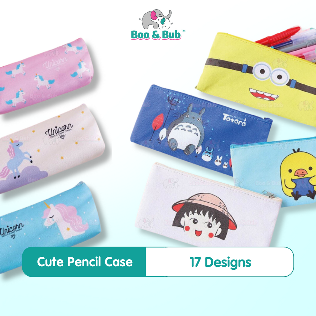 Cute Pencil Case | Korea Fabric Creative Stationery Bag | small stationery bag cartoon pen case woman pouch - Boo & Bub