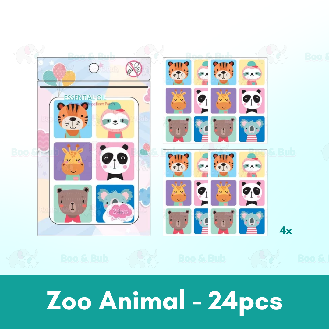 Boo&Bub Baby Mosquito Repellent Patch Anti mosquito sticker Ubat Nyamuk Penghalau Nyamuk Essential Oil sticker 防蚊贴 驱蚊贴 - Boo & Bub