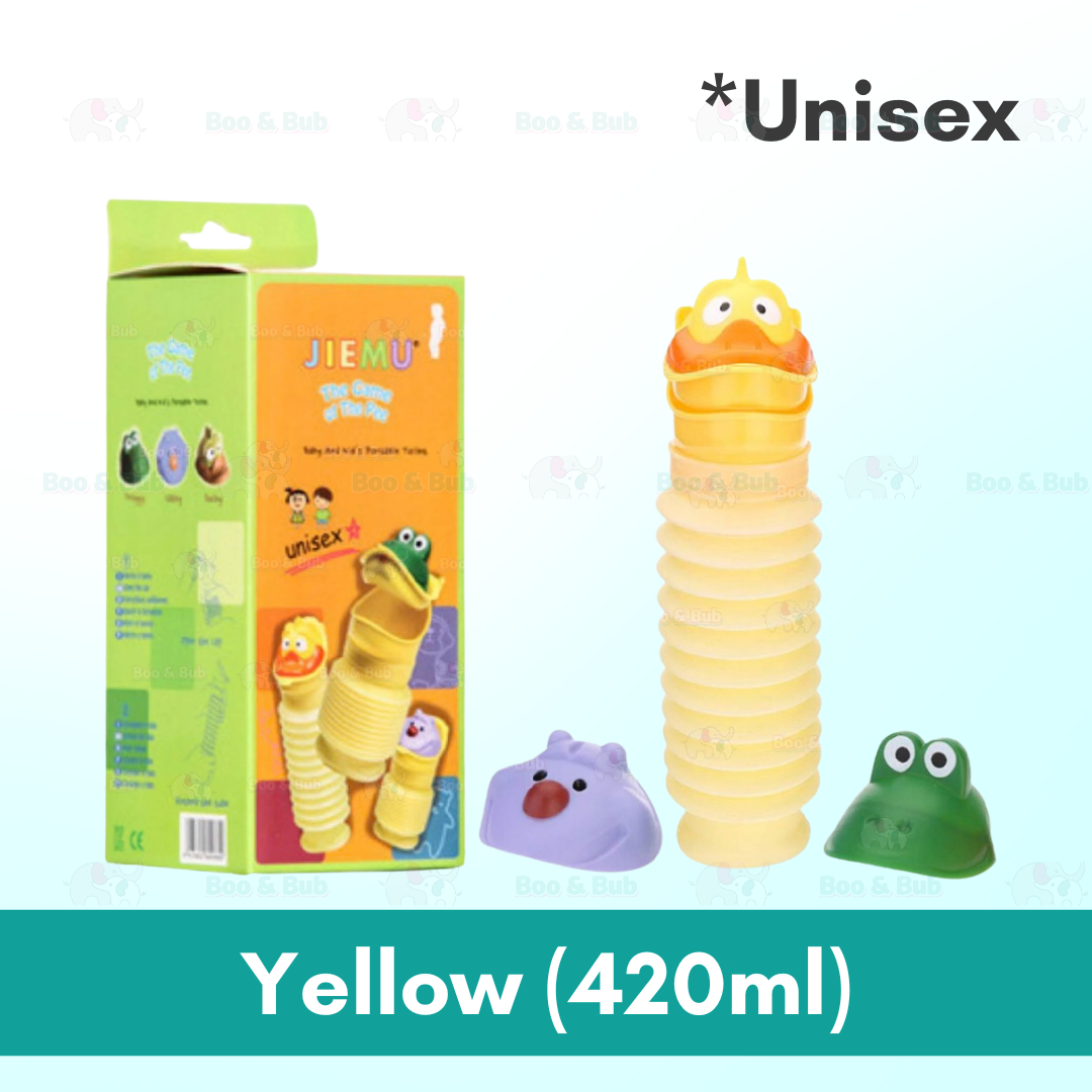 Boo&Bub Portable Cartoon Animal Kids Car Urinal Stretchy | Emergency high-speed urine bag - Boo & Bub