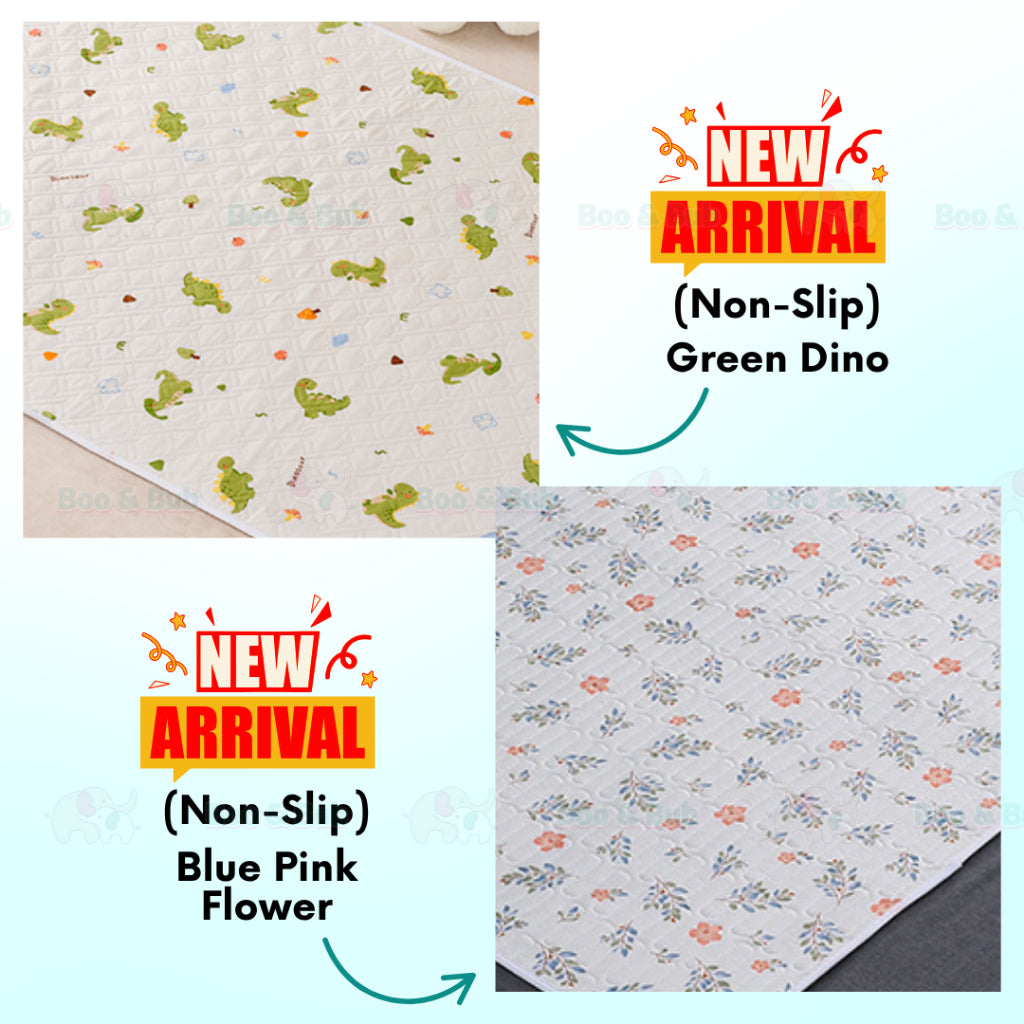 Boo&Bub Washable Baby Diaper Changing Mat Baby Urine Mat Waterproof Mattress Protector Pelapik tilam 婴儿隔尿垫成人 urine pad - Boo & Bub
