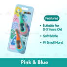 Cartoon Kid Toothbrush | Baby Cleaning Teether Dental Oral Hygiene Care Anti Slide Handle Tooth Brush - Boo & Bub