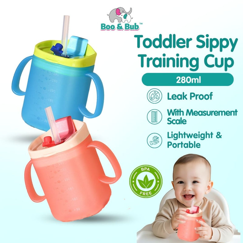280ml Double Layer Kids Water Bottle | Cute Christmas Deer Glass Cup Creative Children's Cups Baby Feeding Gift