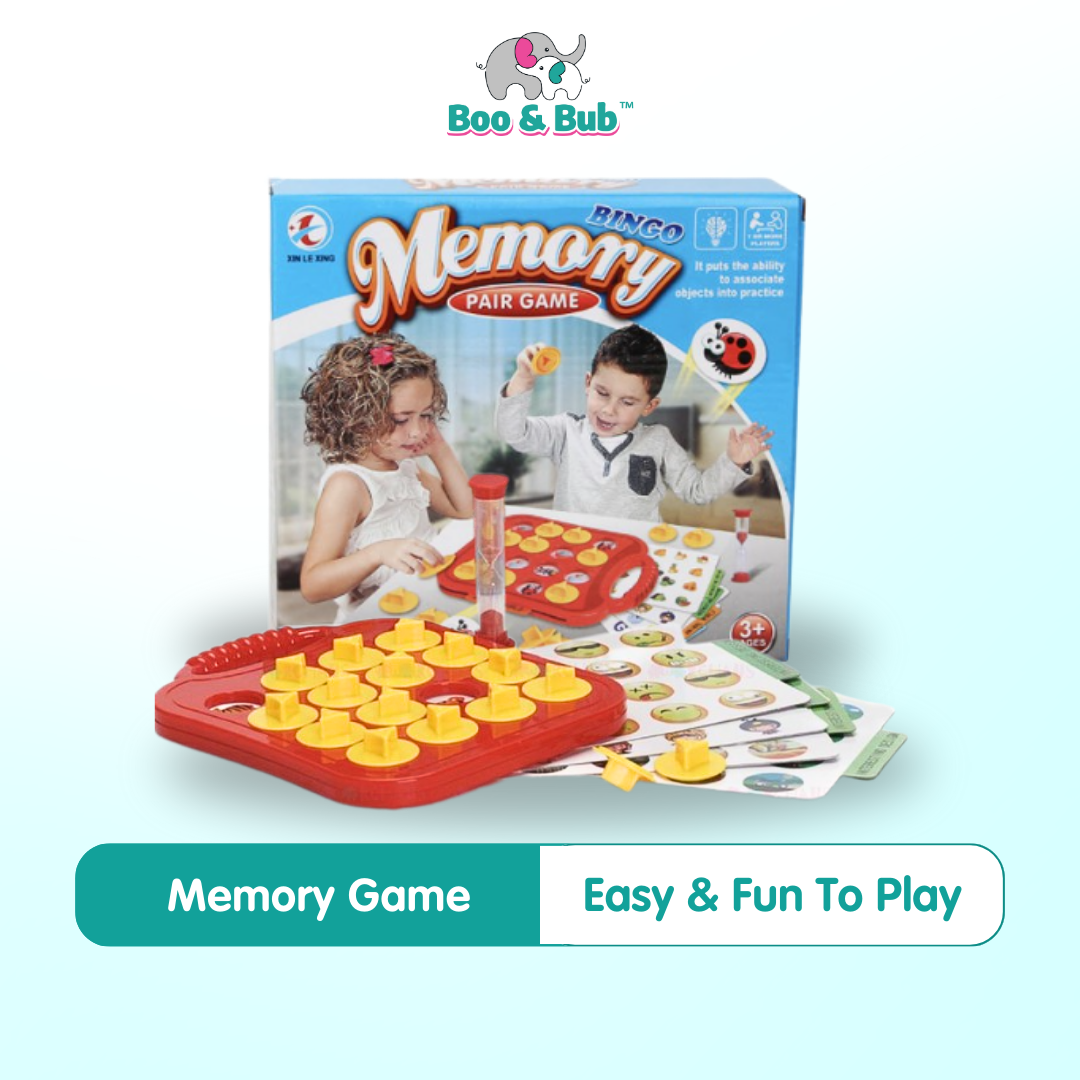 Memory Training Matching Pair Game - Boo & Bub