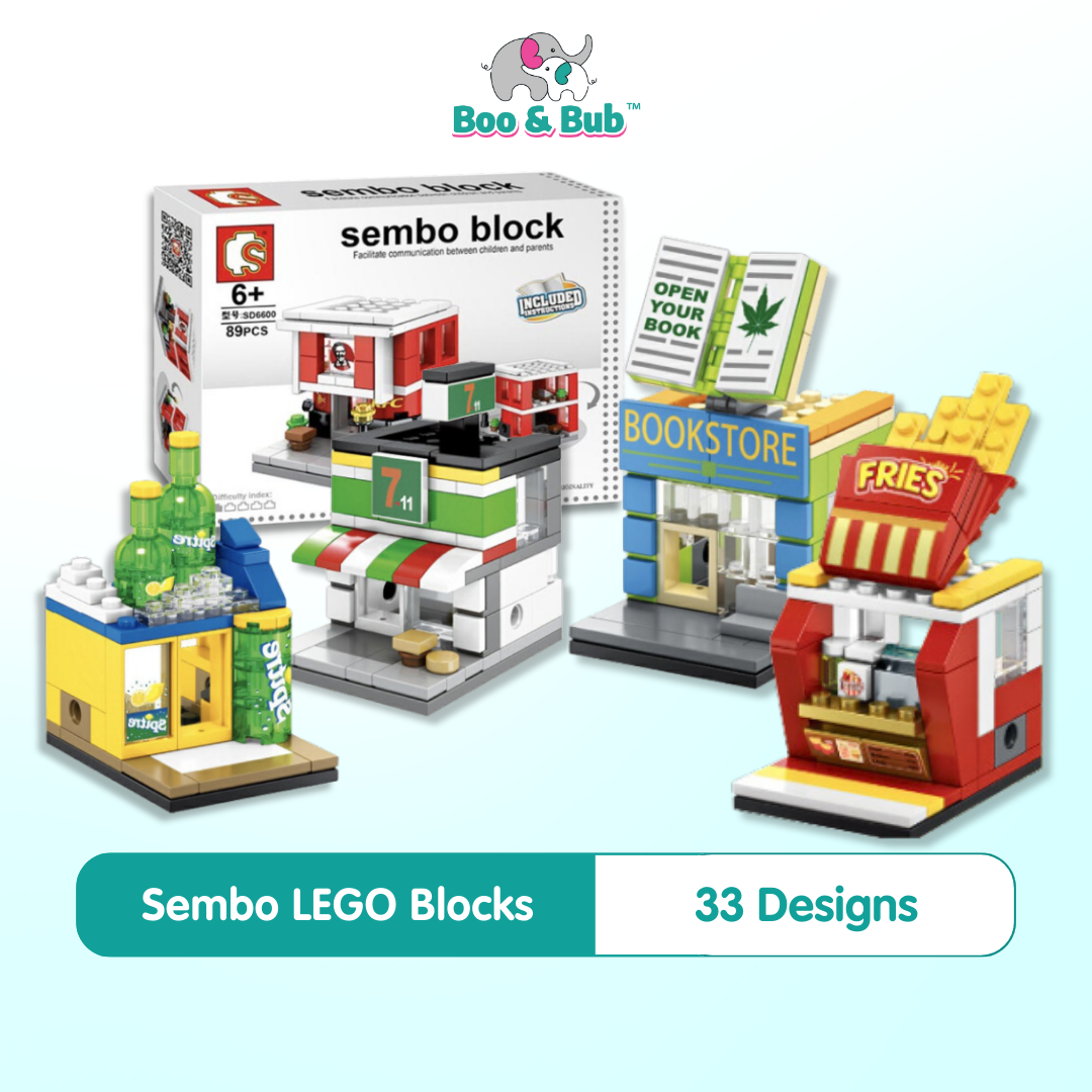 Sembo Lego Block City Mini Retail Store | Street View Building Blocks Kid Toddler Educational Toys Compatible - Boo & Bub