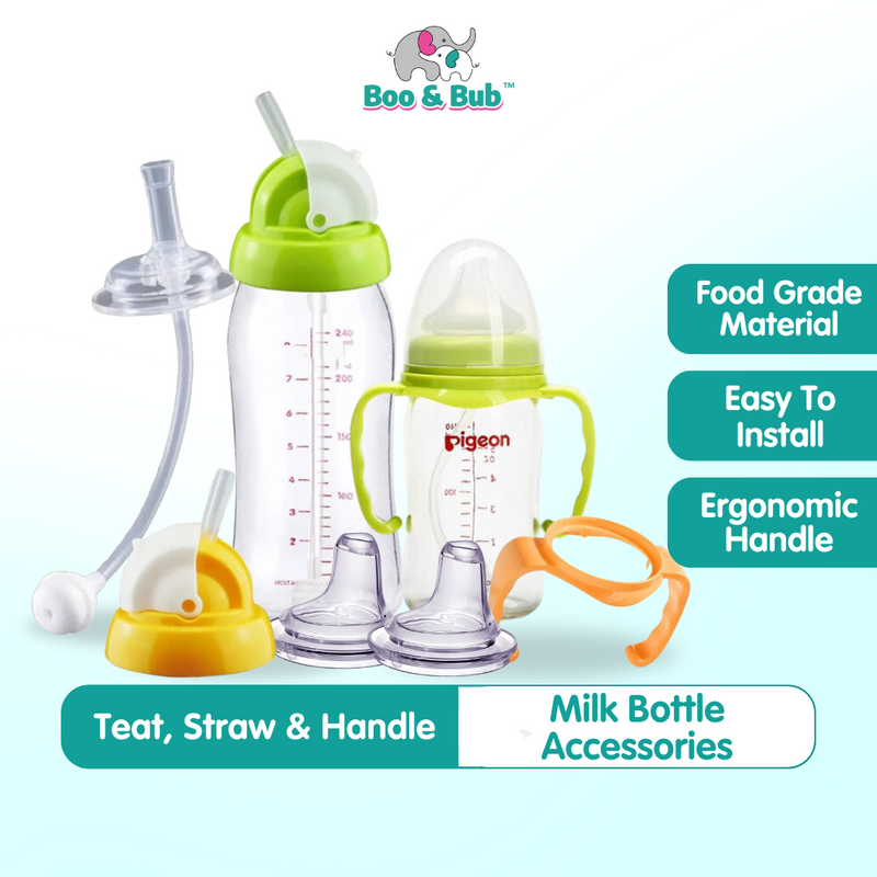 Bottle Handle Compatible With PPSU Wide Neck Baby Bottle Feeding Holder | Pemegang Botol