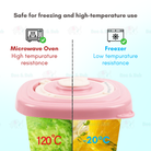 Boo&Bub MISUTA 120ML Baby Snack Box | Fresh Food Fruits Storage Box | Child Food Container Milk Powder - Boo & Bub