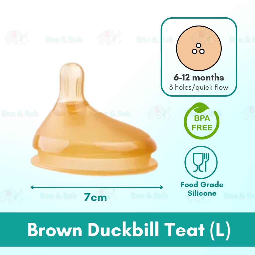 Boo&Bub Silicone Baby Bottle Wide-neck Anti-flatulence Bayi Botol Susu with straw BPA FREE - Boo & Bub