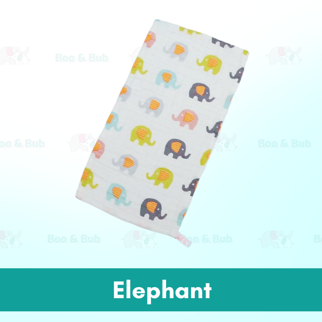 Boo and Bub Baby Burp Towel Cantik Baby Berkualiti High Absorbent High Density 50cmx25cm 6 Layer Sapu Tangan Bayi - Boo & Bub