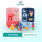 Kids Smart Refrigerator Fridge Toy | Pretend Play Kitchen Playset Simulation | Permainan Masak Masak Kanak Kanak - Boo & Bub