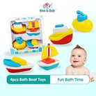 4PCS Baby Bathing Boat - Boo & Bub