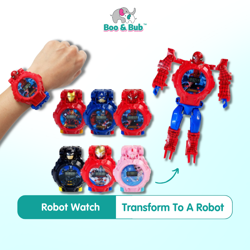 Robot Transformation Watch - Boo & Bub