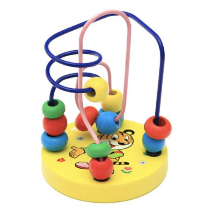 Wooden Roller Coaster Bead Maze | Toddler Baby Early Learning Educational Montessori Puzzle Math Toy - Boo & Bub