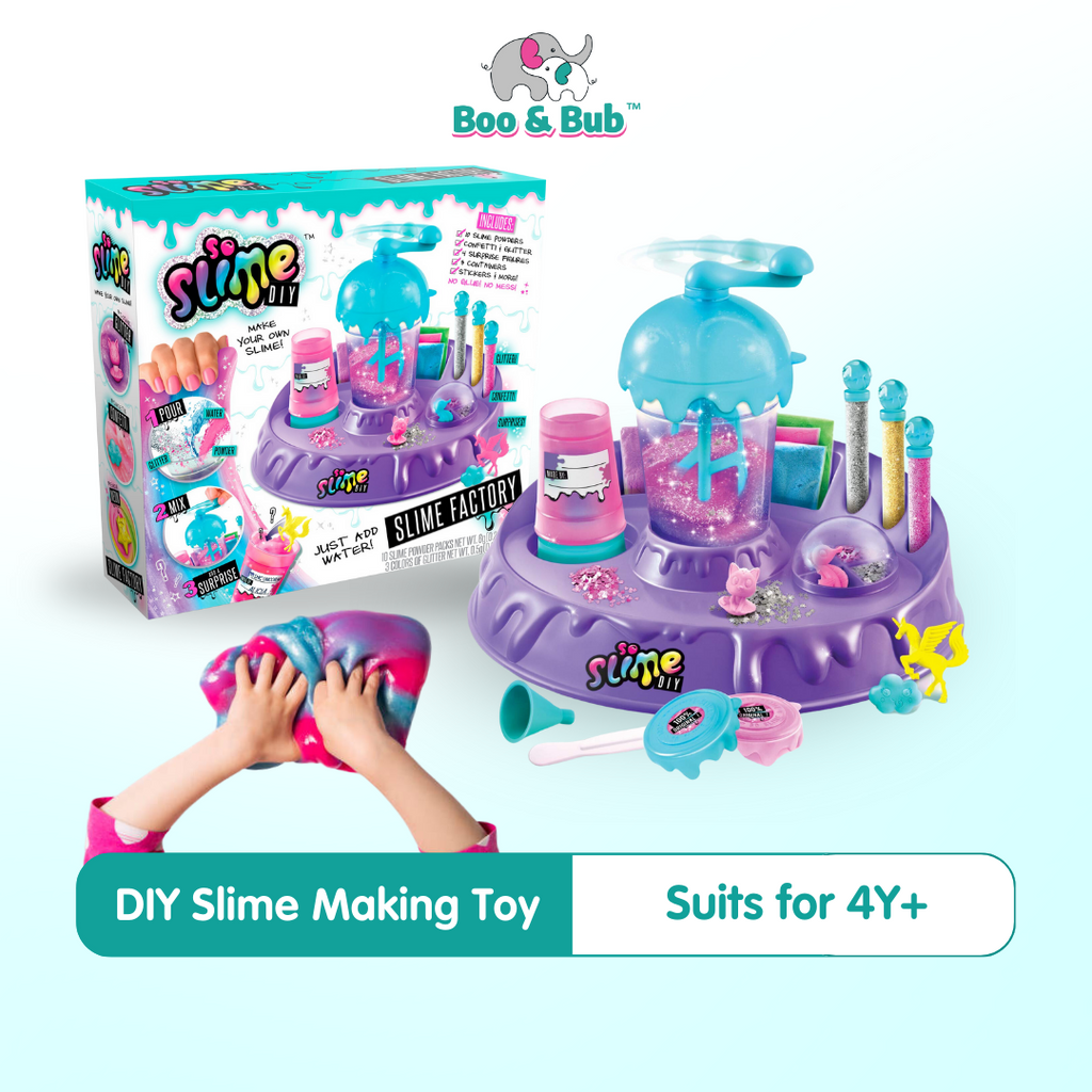 DIY Slime Making Toy | Fluffy Slime Complete Supplies KIT Surprises Gift Art and Crafts at Home - Boo & Bub