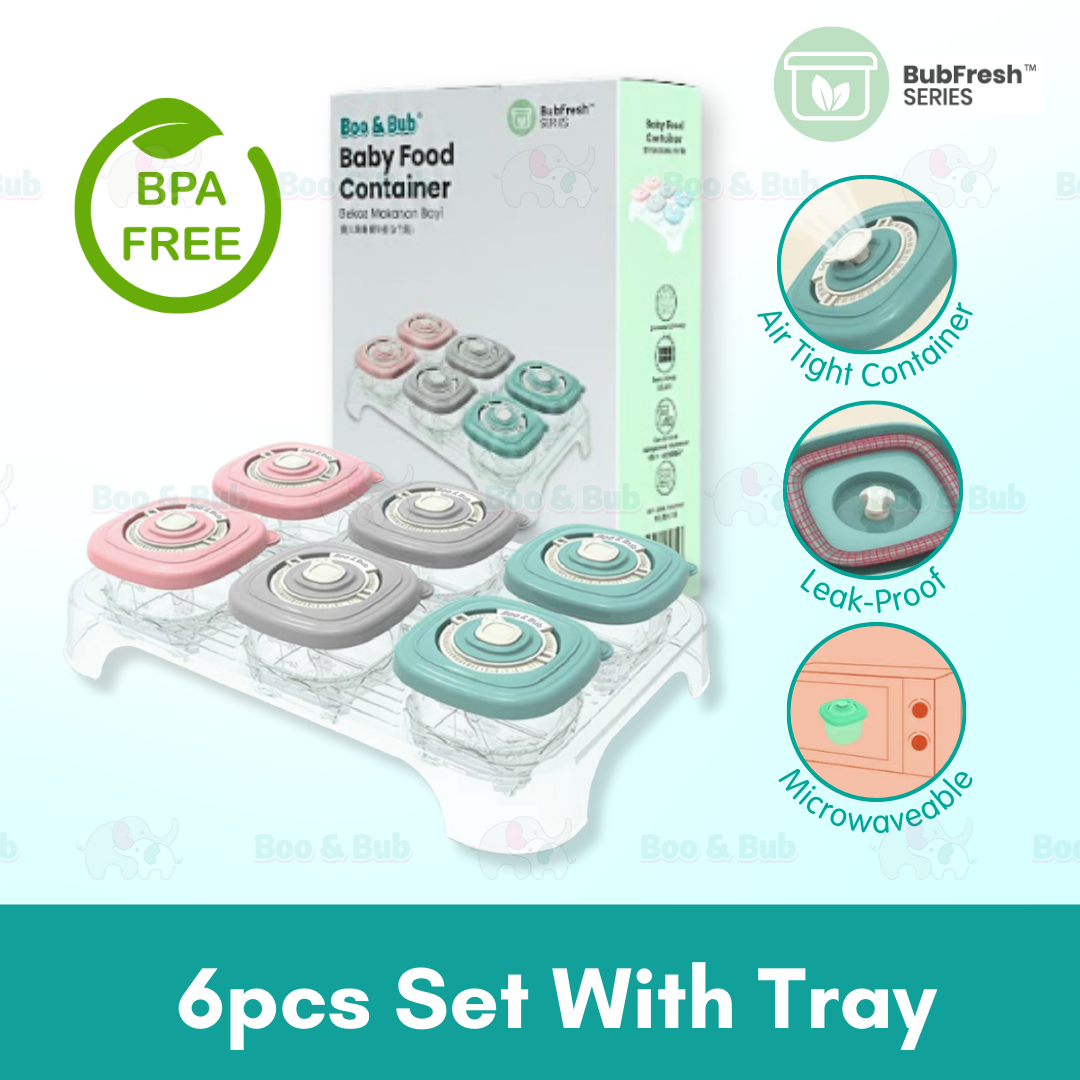 Boo&Bub MISUTA 120ML Baby Snack Box | Fresh Food Fruits Storage Box | Child Food Container Milk Powder - Boo & Bub