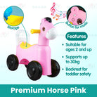 Kids Balancer Bike | Lightweight Baby Balancer Scooter Four wheel Tricycle Ride on Bicycle Outdoor game - Boo & Bub