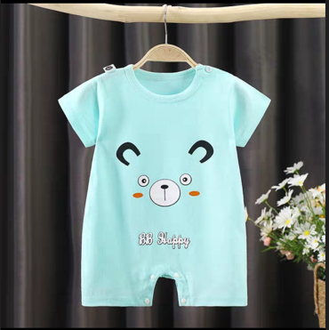 Baby Rompers | Newborn Infant Boy Girl Clothing Short Sleeve Clothes | Baju Bayi - Boo & Bub