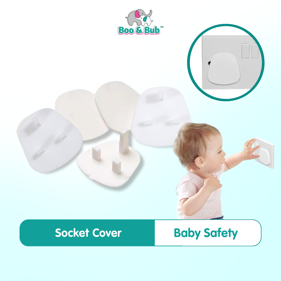 Plug Socket Covers | Babies Baby Children Kids Safety Power Outlet Electric Protector Cover Guard Protection Caps - Boo & Bub