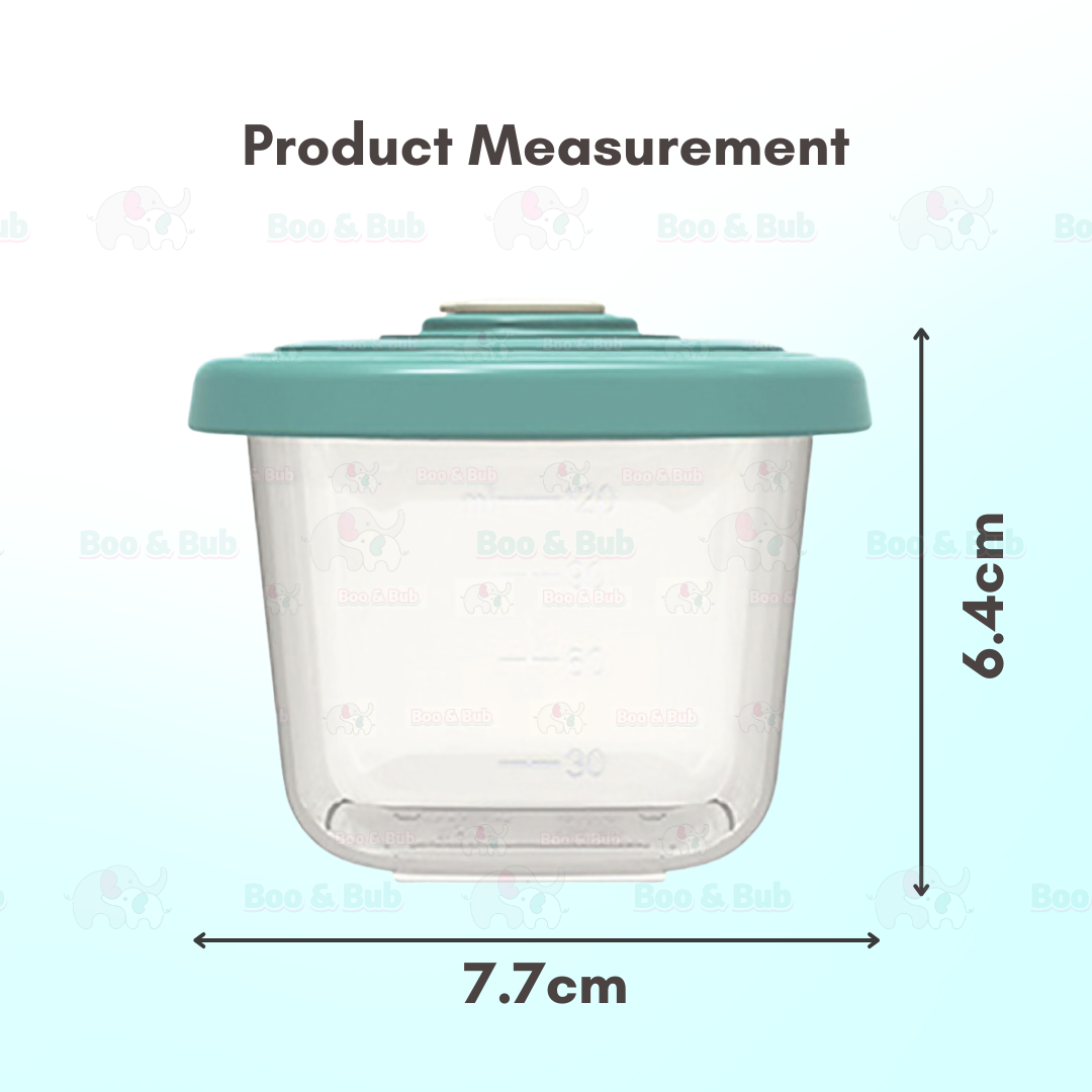 Boo&Bub MISUTA 120ML Baby Snack Box | Fresh Food Fruits Storage Box | Child Food Container Milk Powder - Boo & Bub