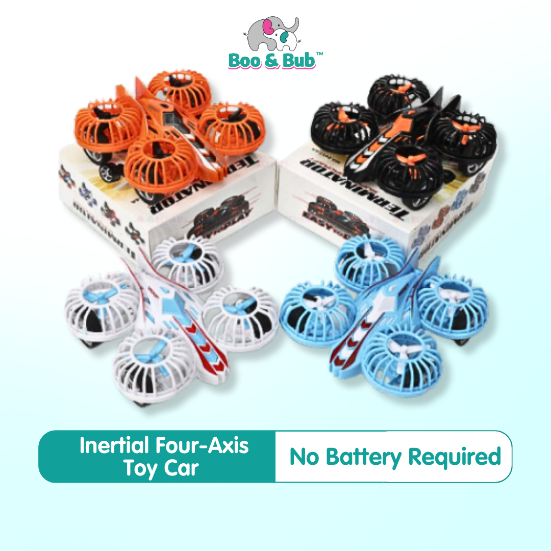 Inertial Four-axis toy car | 4 propeller Spiral Aircraft vehicle Porta ...