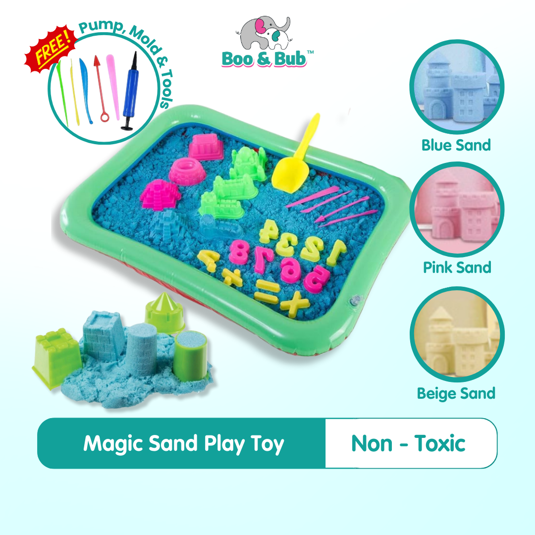 Magic Sand Play Toy | Clay Indoor Plasticine Mold Building Dynamic Sand Soft Clay For Early Educational - Boo & Bub