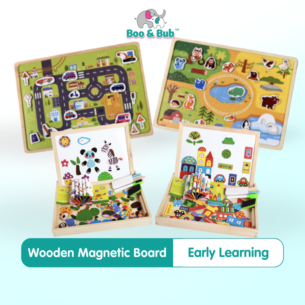 Wooden Magnetic Board - Boo & Bub