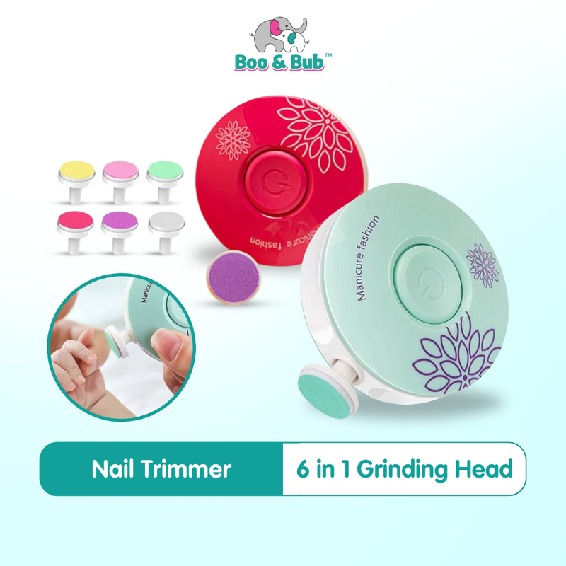 Electric Baby Nail Trimmer | Kids Scissors Infant Nail Care Safe Nail Clipper Cutter For Nail grooming