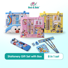 Stationery Gift Set with Box | Cartoon School Supplies for Kids Children Birthday Christmas Present Idea - Boo & Bub