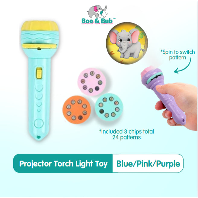 Projector Torch Lamp Toy | Early Education Toy for Kid Holiday Birthday Xmas Gift Light Up Toy Bedtime Story Book