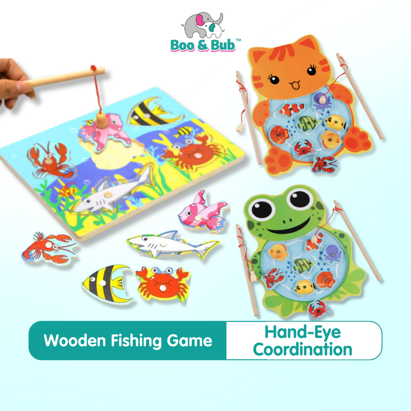 Wooden Magnetic Fishing