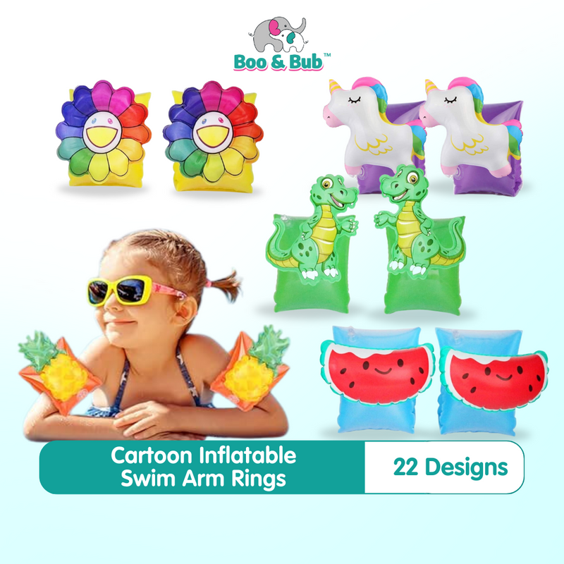 Cartoon Inflatable Swim Arm Rings | Floats Bands Sleeves Rings Tube Assisted safety Kids Children Swimming Pool