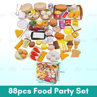 Fruit Vegetable Cutting Pretend Play Set | Plastic Food Toy DIY Gift Toys For Children Kids Educational Toys - Boo & Bub