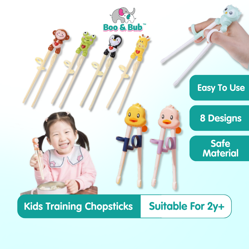Kids Training Chopsticks | Chop Sticks Reusable Training Chopstick Helper Cute Children Tableware Set